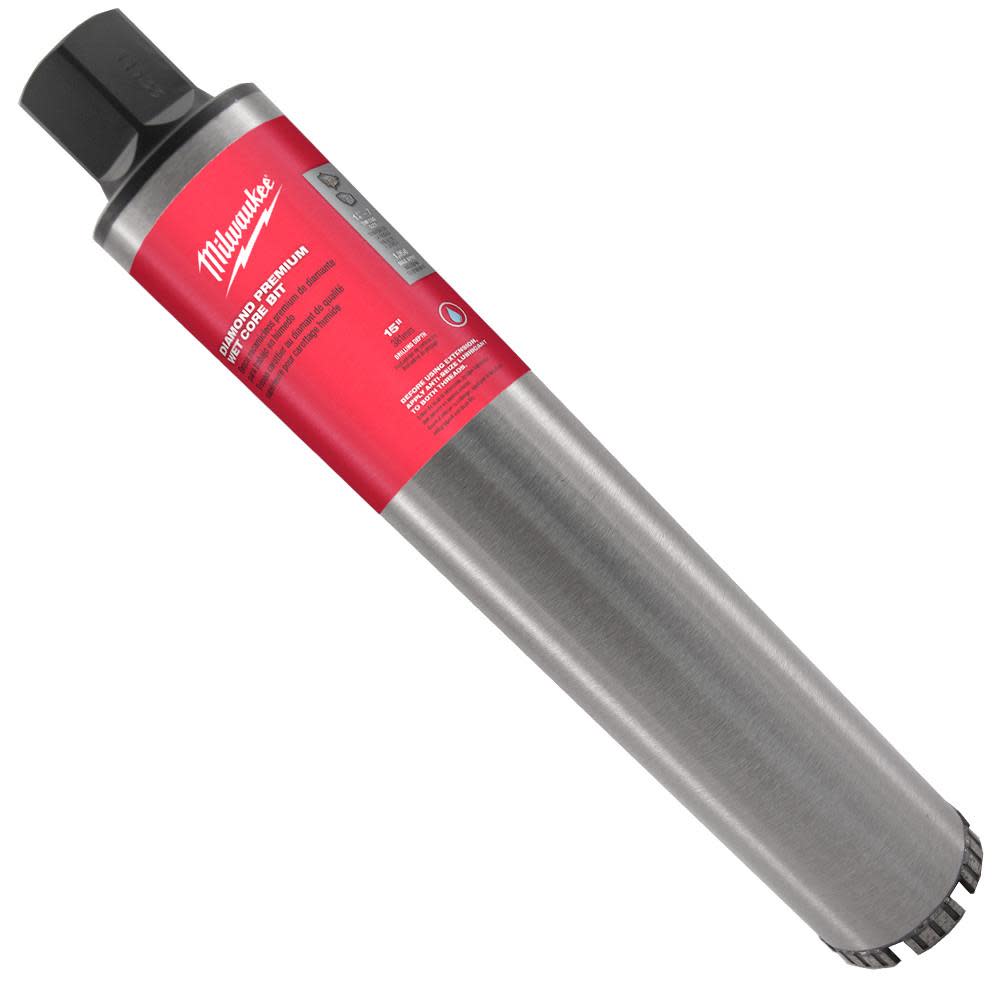 Milwaukee 4-1/2 in. Diamond Premium Wet Core Bit - Flockneti