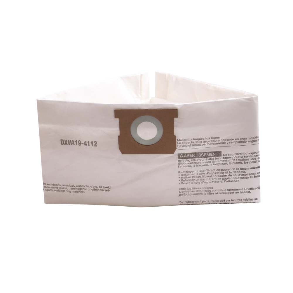 DEWALT Fine Dust Bag 12 16 Gallon 3 bags - Flockneti