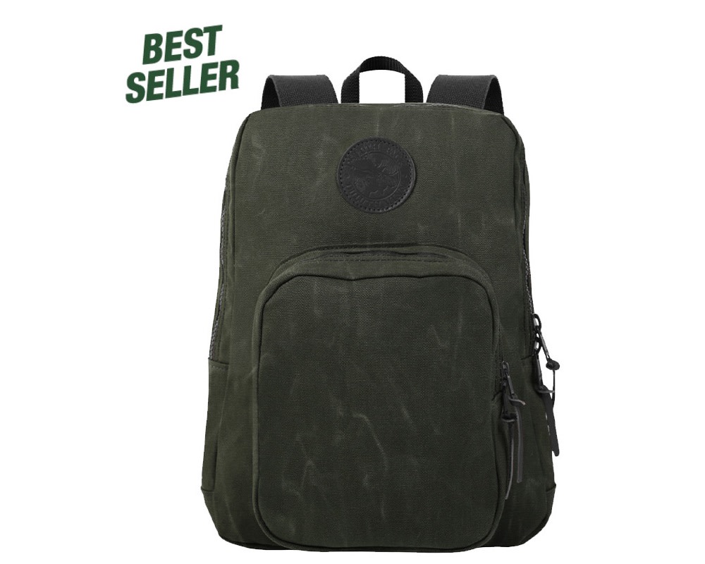 Duluth Pack 21 Liter Capacity Wax Olive Drab Large Standard Backpack - Flockneti