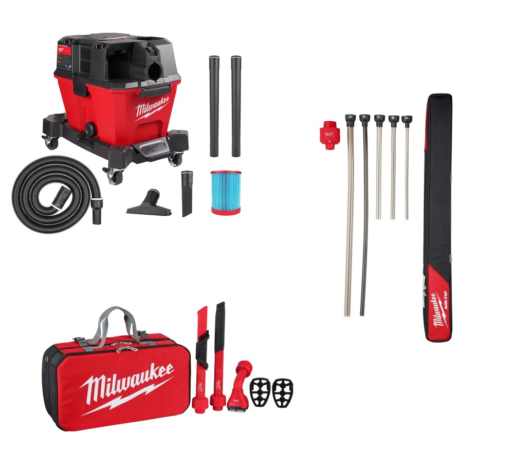 Milwaukee M18 FUEL Wet/Dry Vacuum Automotive Bare Tool Bundle - Flockneti