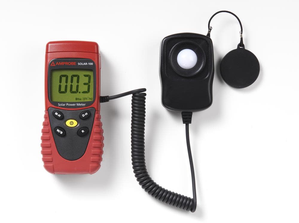 Amprobe Solar 100 9 V Solar Power Meter - Flockneti