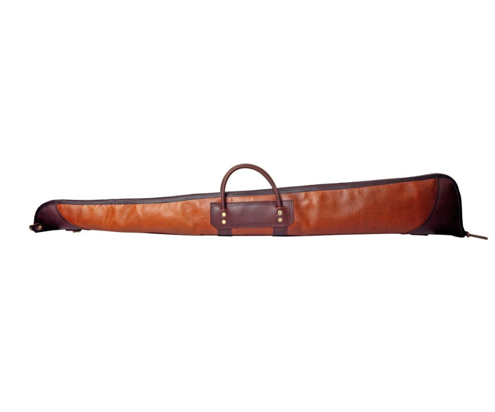 Duluth Pack 52 In. L Brown Trim Bison Leather Shotgun Case - Flockneti