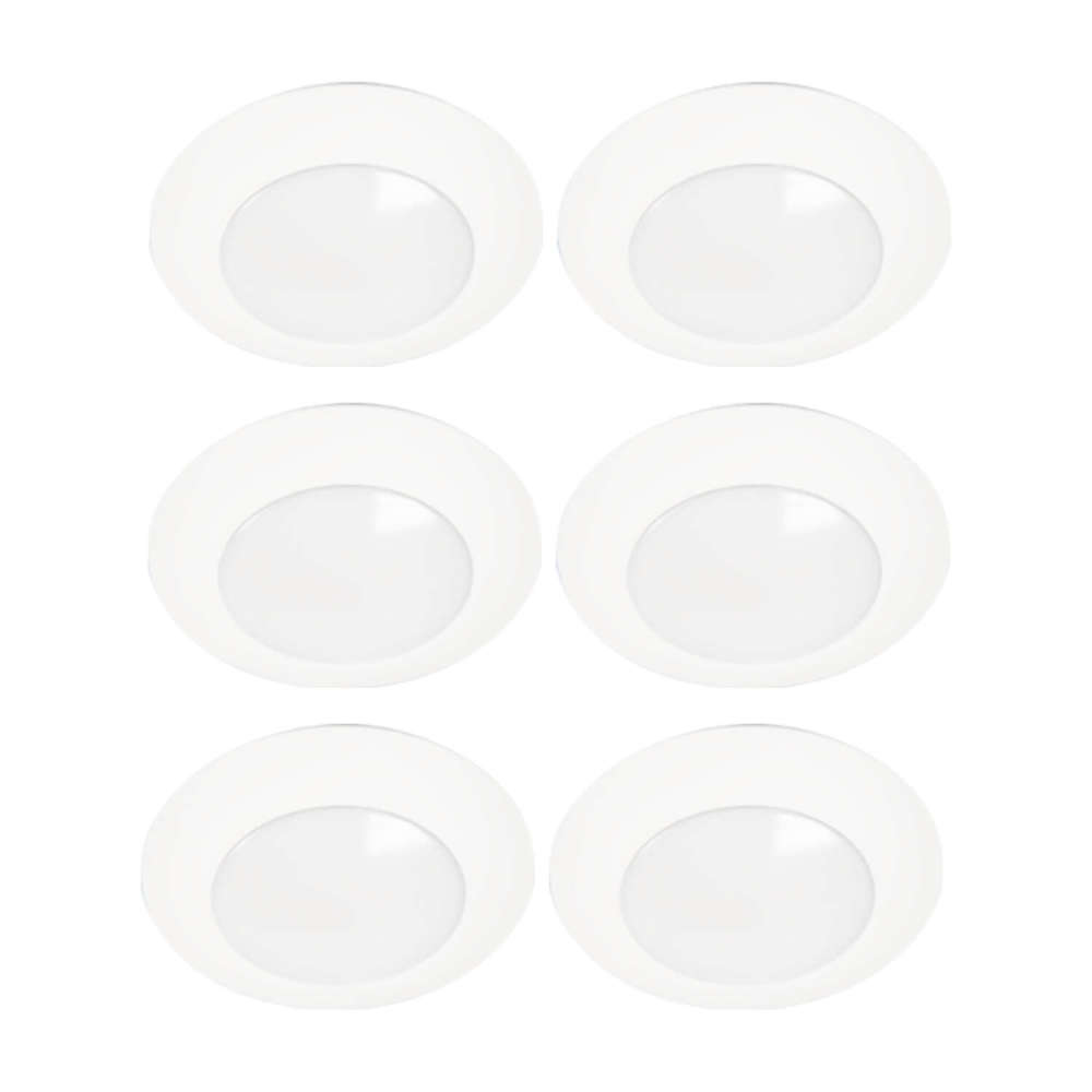 Halo Recessed Light 6″ White 16W 900 Lumen Backlit LED - Flockneti