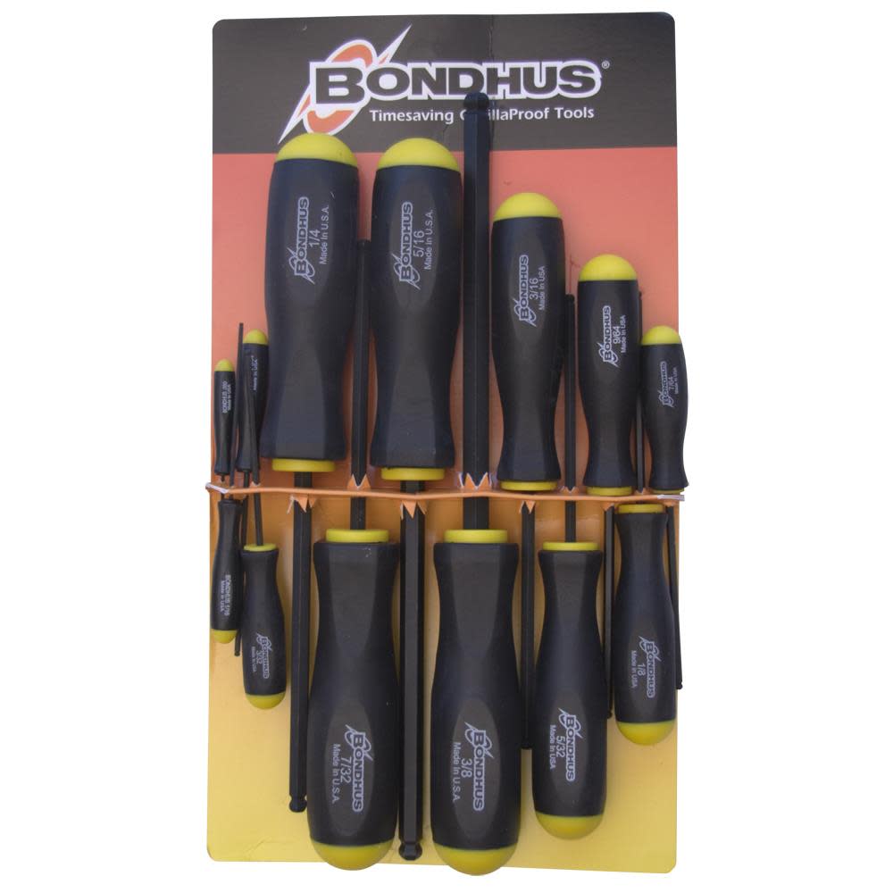 Bondhus Set 13 Balldriver Screwdrivers - Flockneti