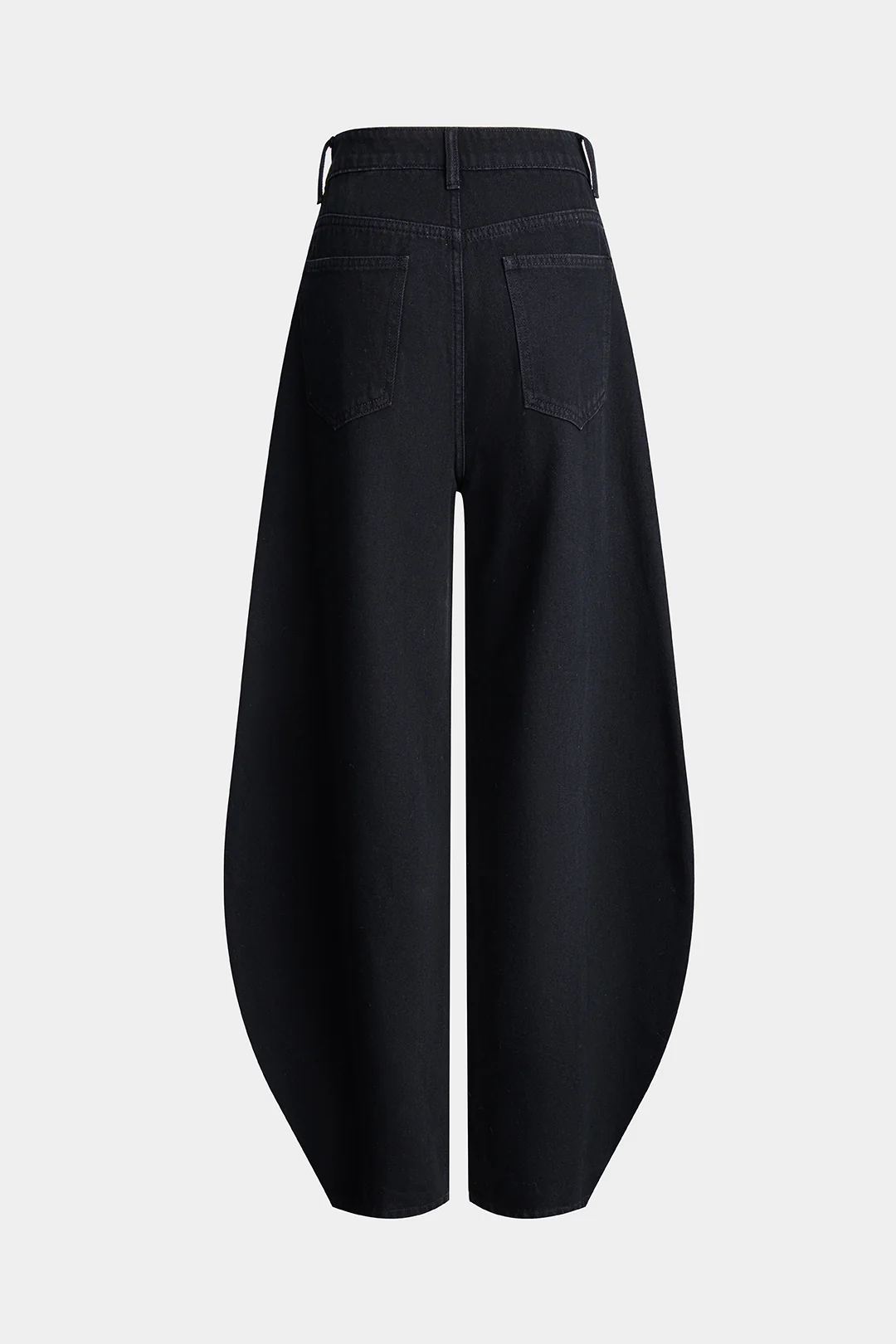 Denim Metallic Barrel Jeans - Flockneti