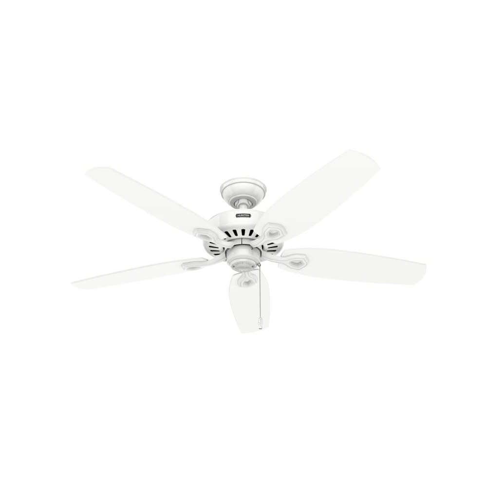 Hunter Fan Builder Plus Ceiling Fan 52″ Snow White Snow White - Flockneti