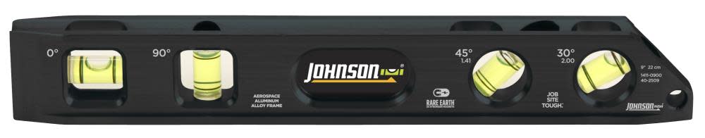 Johnson Level 9 In. Magnetic Billet Torpedo Level - Flockneti