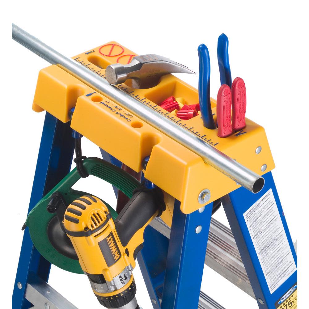 Werner 10 Ft Fiberglass Type IAA Electricians Jobstation - Flockneti