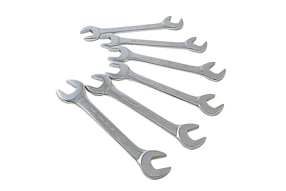 Sunex 6 pc. Jumbo Metric Angled Wrench Set - Flockneti