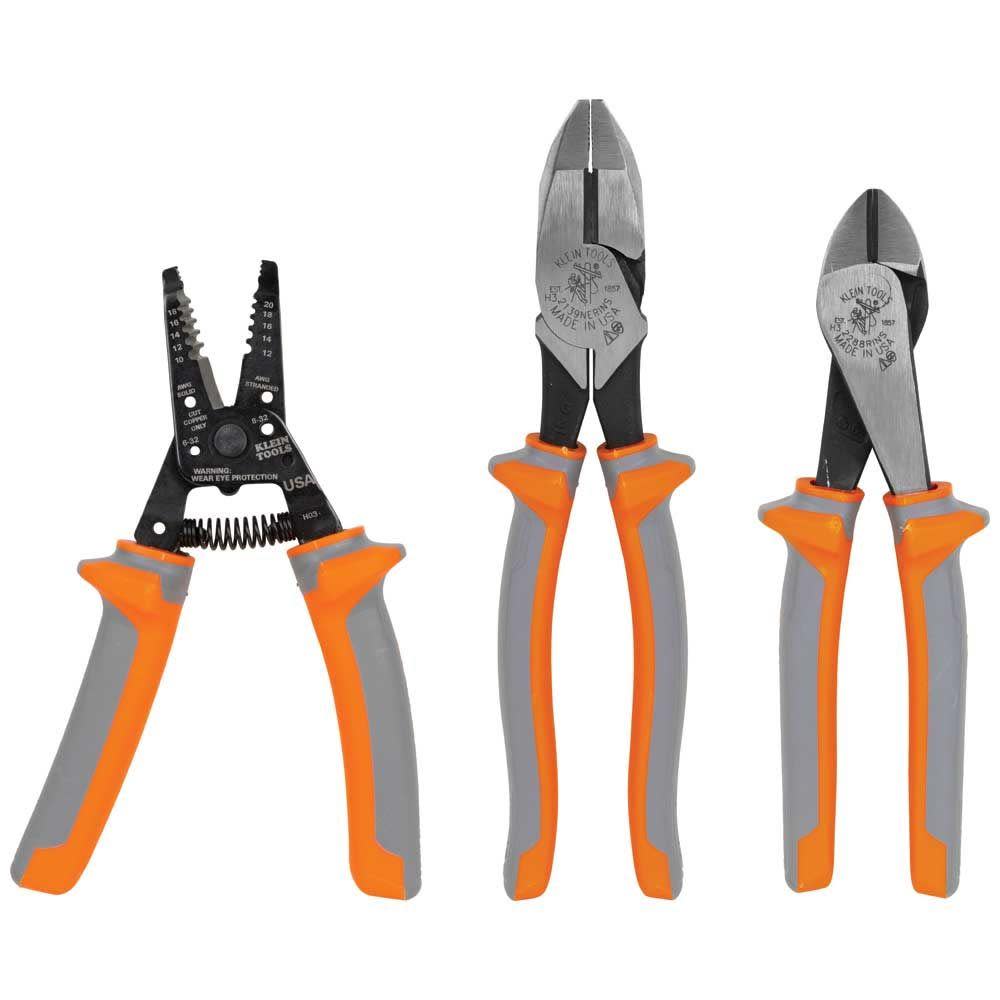 Klein Tools 1000V Insulated Tool Kit 3pc - Flockneti