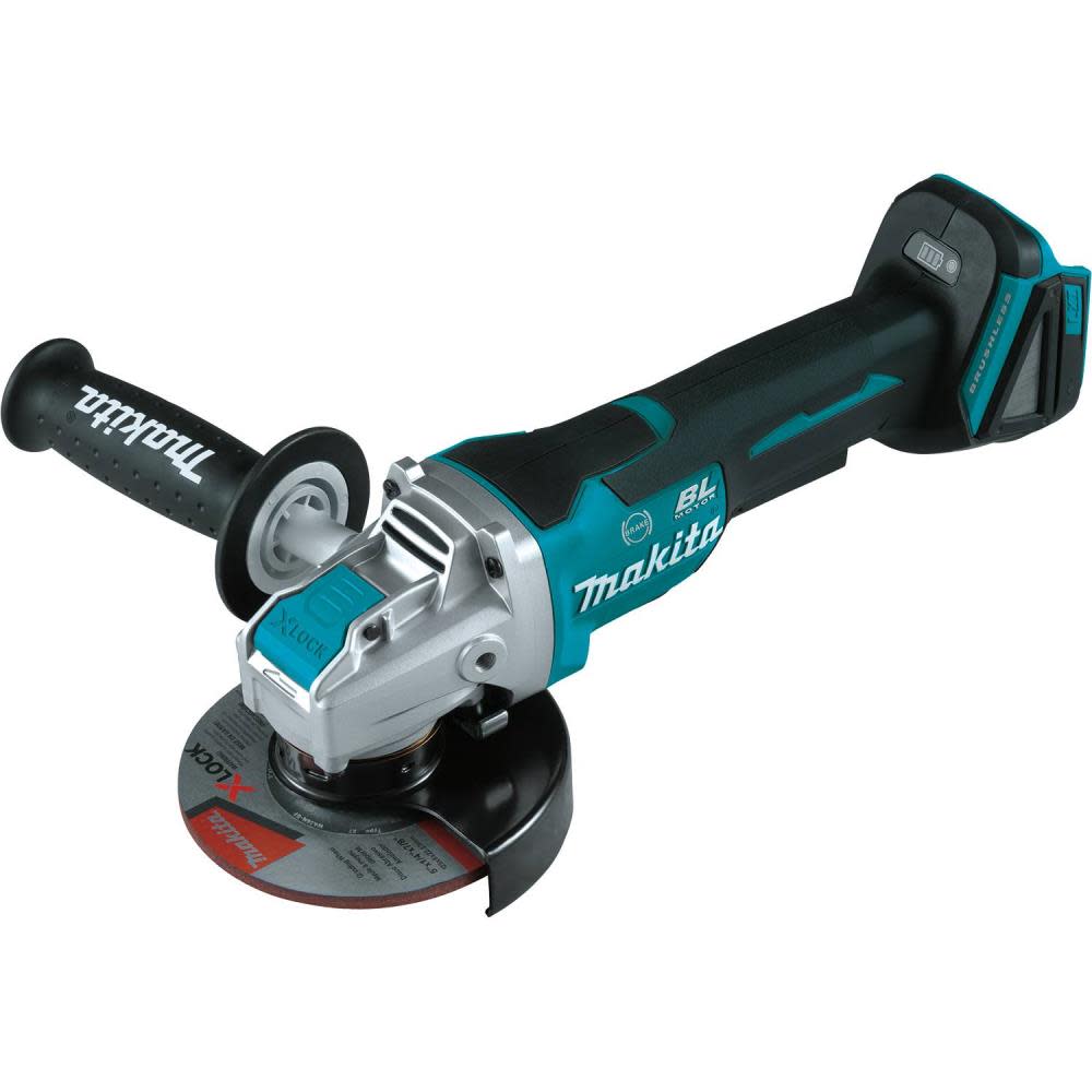 Makita 18V LXT 4 1/2 / 5″ X-LOCK Angle Grinder with AFT Bare Tool - Flockneti