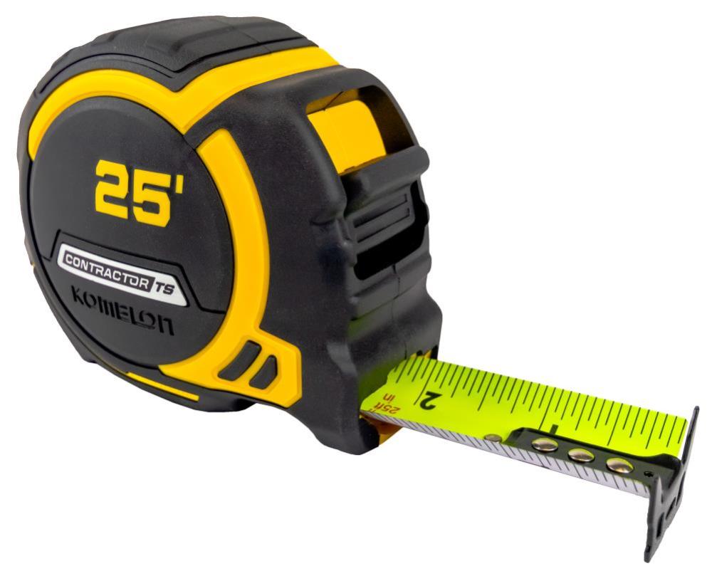 Komelon Contractor TS Measuring Tape 25′ - Flockneti