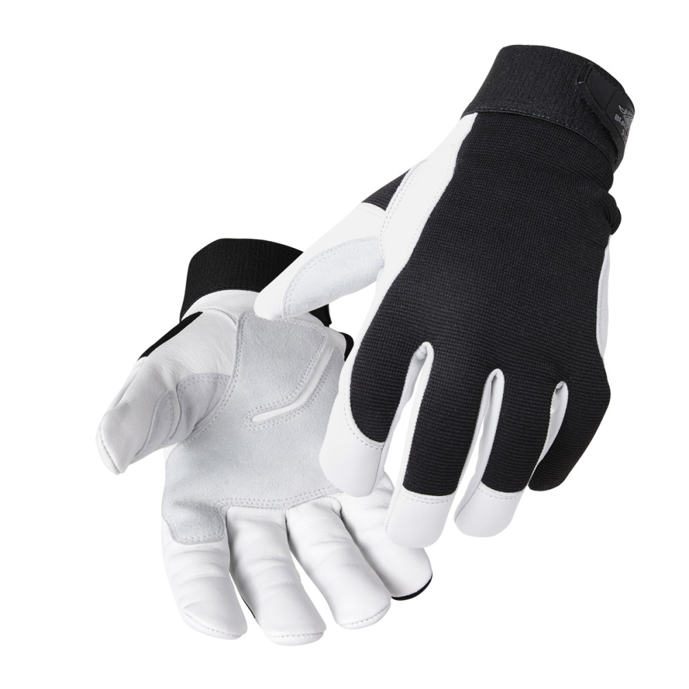Black Stallion Grain Goatskin Mechanics Gloves XL - Flockneti