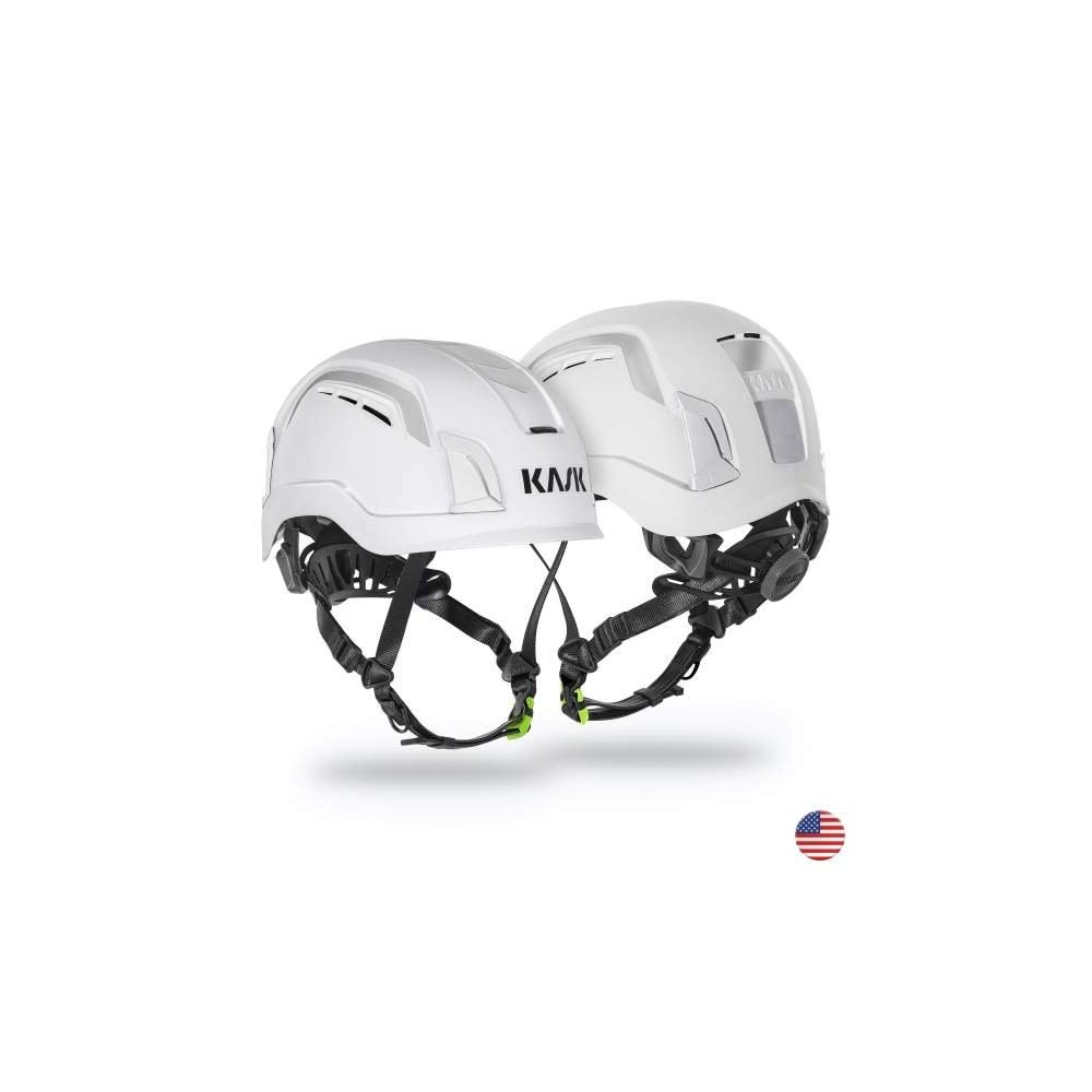 KASK America Zenith X2 Air Hi Viz White Class C Safety Helmet - Flockneti