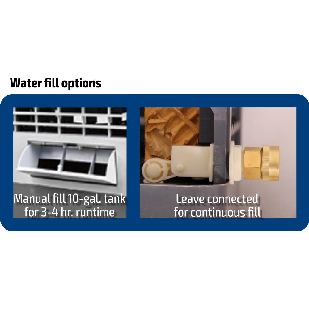 LB White Portable Evaporative Cooler - Flockneti