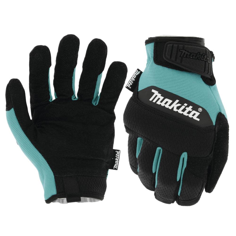 Makita Performance Gloves Genuine Leather Palm Large - Flockneti