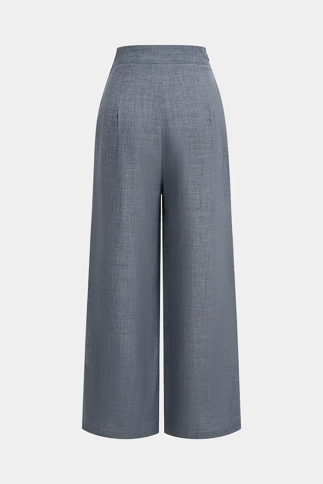 Metallic Decor High Waist Straight Leg Pants - Flockneti