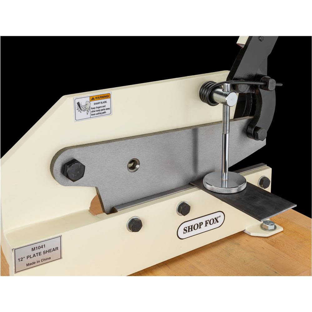 Shop Fox Plate Shear 12″ 7 Ga - Flockneti