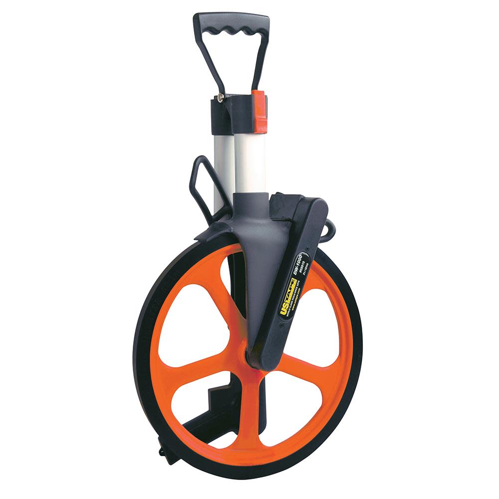 US Tape 12.5 In. Diameter DW-1000 Measuring Wheel Measures in Ft. and 10Th - Flockneti