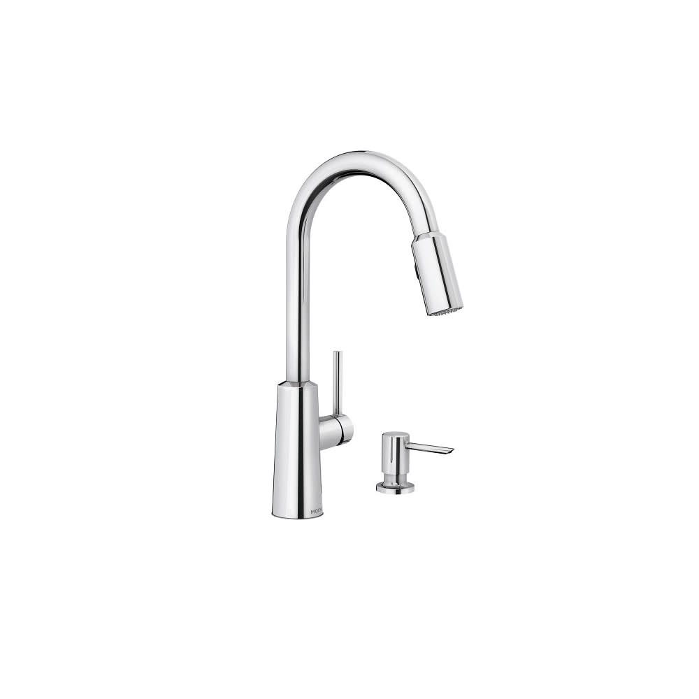 Moen Nori Kitchen Faucet Chrome 1 Handle High Arc Pulldown - Flockneti