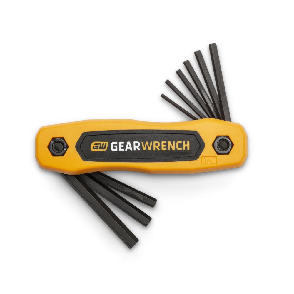GEARWRENCH Hex Key Set SAE Folding 9pc - Flockneti