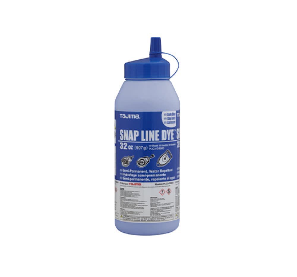 Tajima Chalk Snap Line Dye 32oz Dark Blue - Flockneti