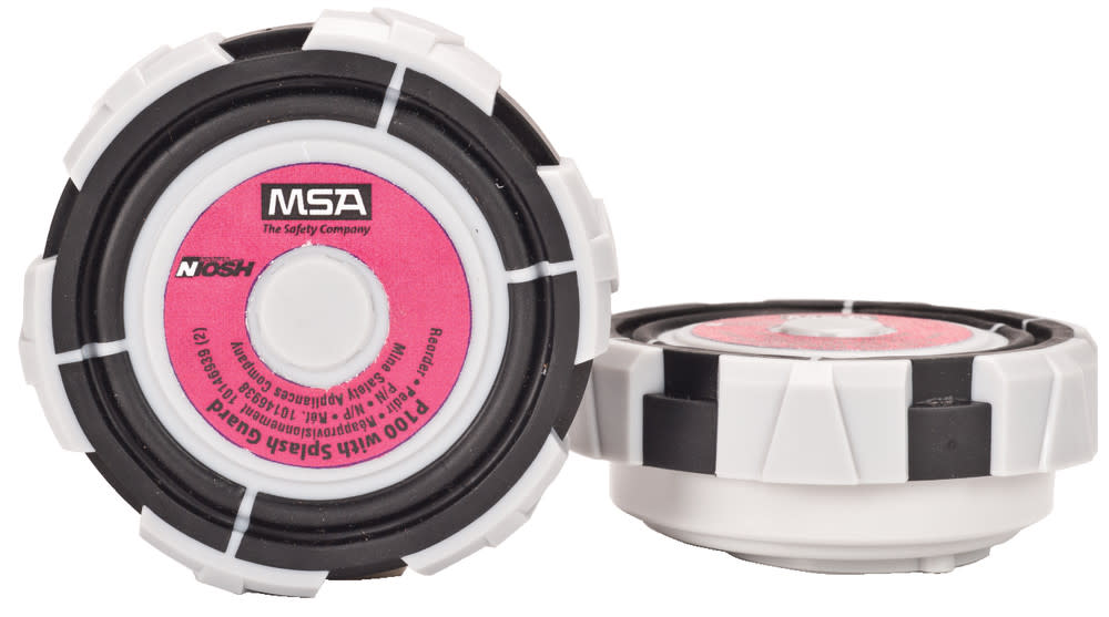 MSA Safety Works Advantage P100 Filters with Splash Guard 2pk - Flockneti