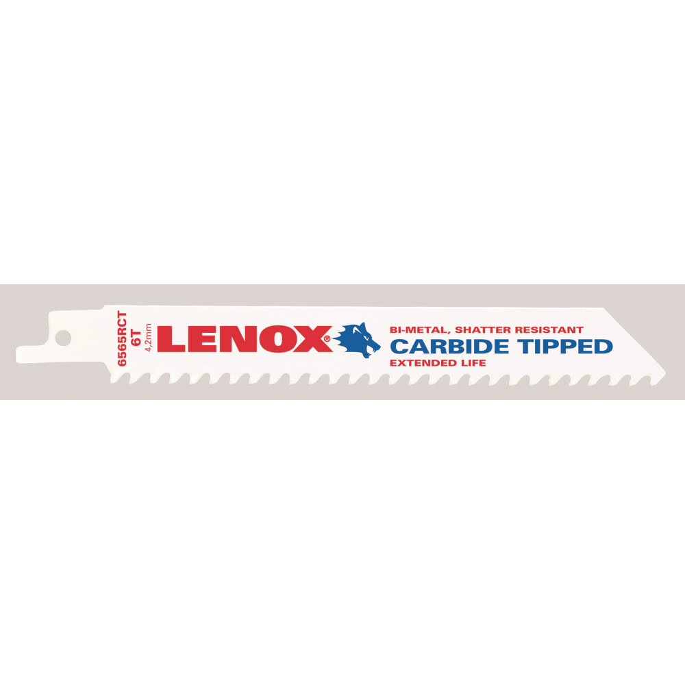 Lenox 6 In. 6 TPI CT Reciprocating Blade - Flockneti