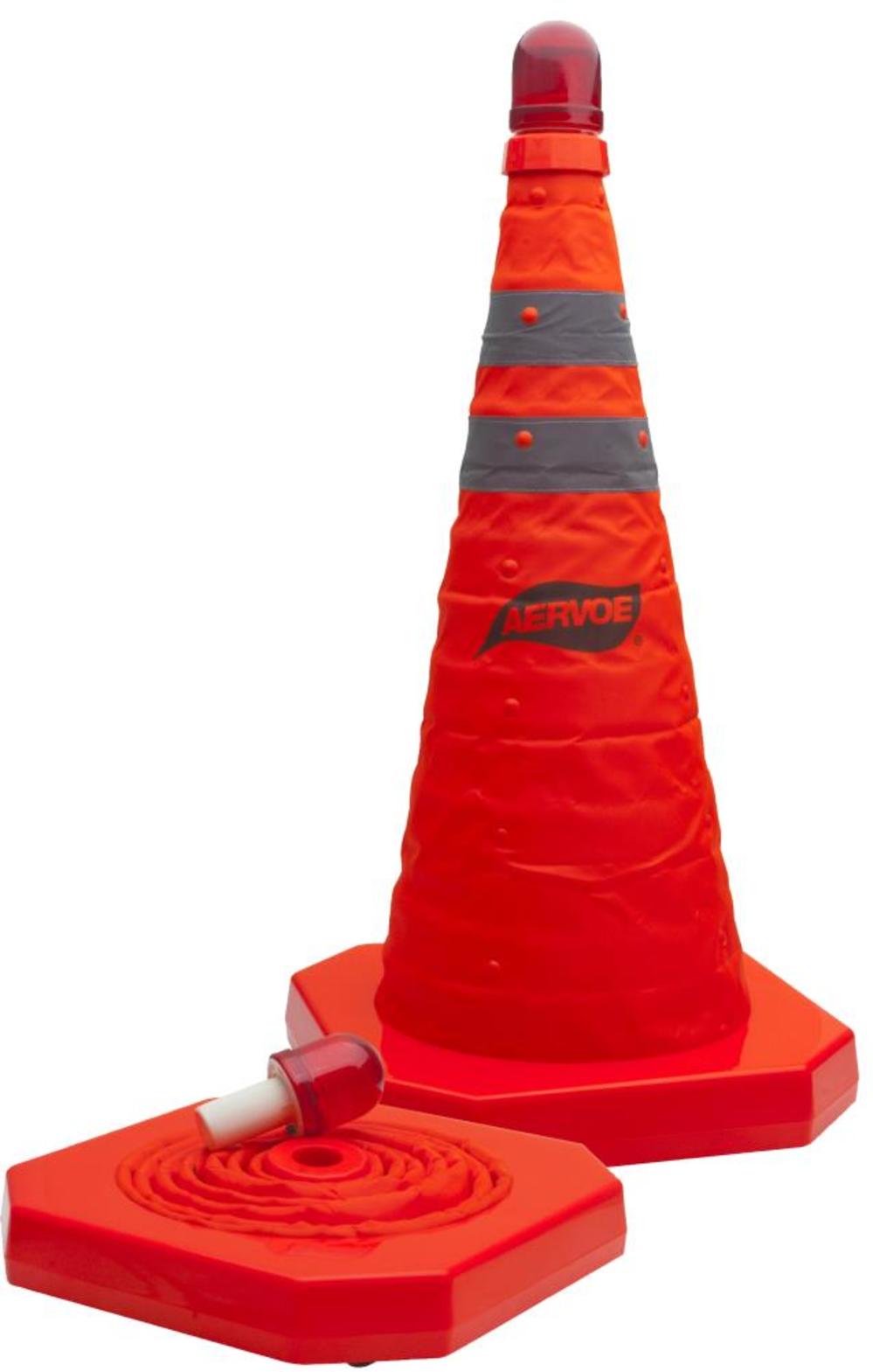 Aervoe Traffic Safety Cone Collapsible 18 In. Orange - Flockneti