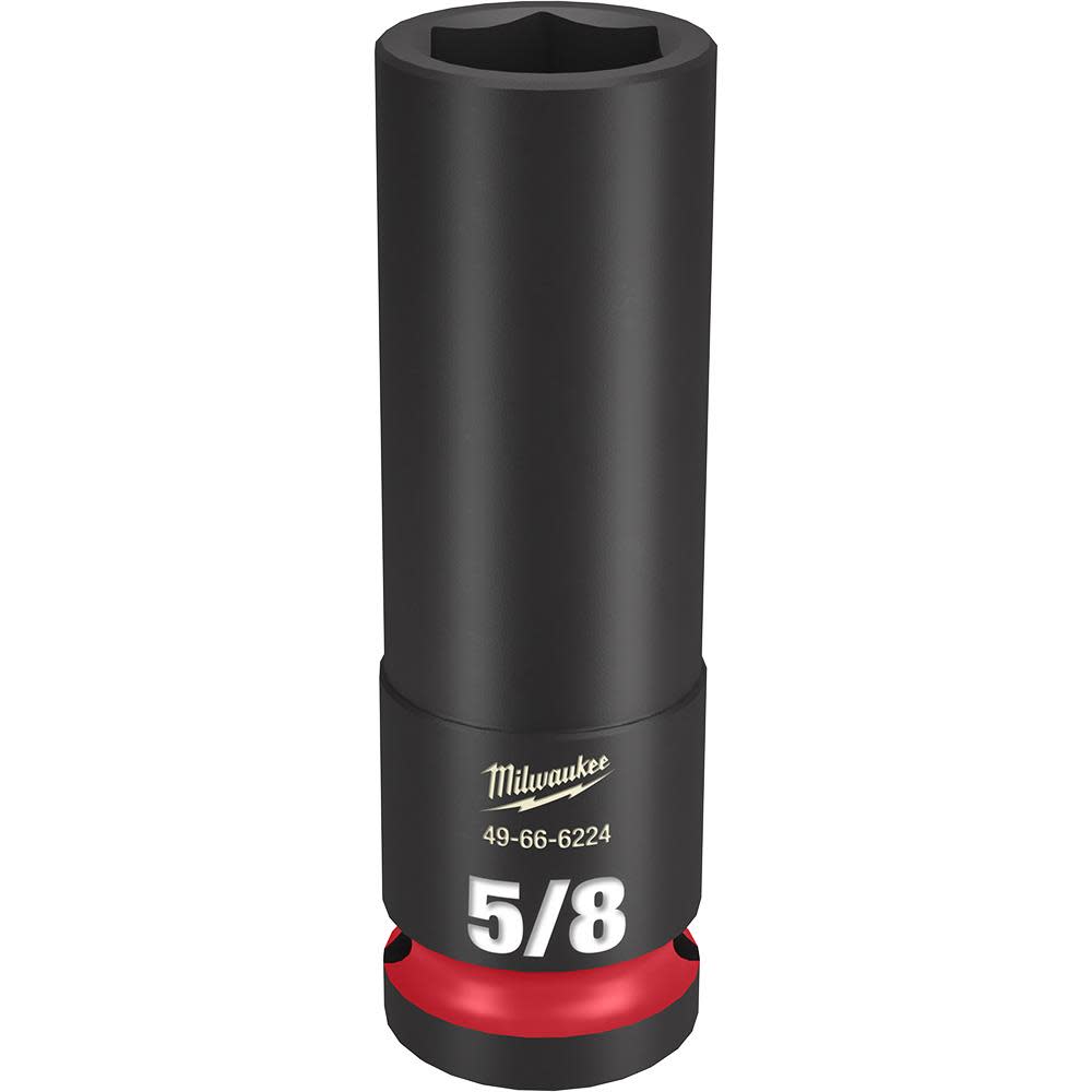 Milwaukee SHOCKWAVE Impact Duty Socket 1/2″ Drive 5/8″ Deep 6 Point - Flockneti