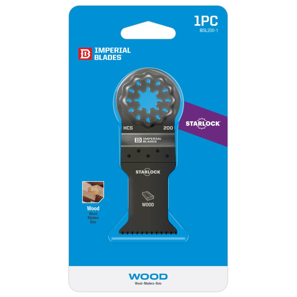 Imperial Blades IBSL200-1 Starlock 1-3/8″ Standard Wood Blade 1PC - Flockneti