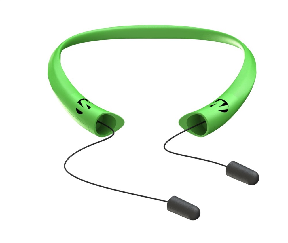 Walkers Safety Razor Earbuds Neck Worn Passive High Vis Green - Flockneti