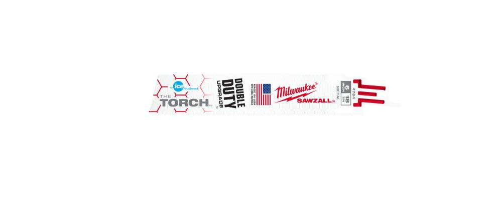 Milwaukee 6 in. 18 TPI THE TORCH Ice Hardened SAWZALL Blades 5PK - Flockneti