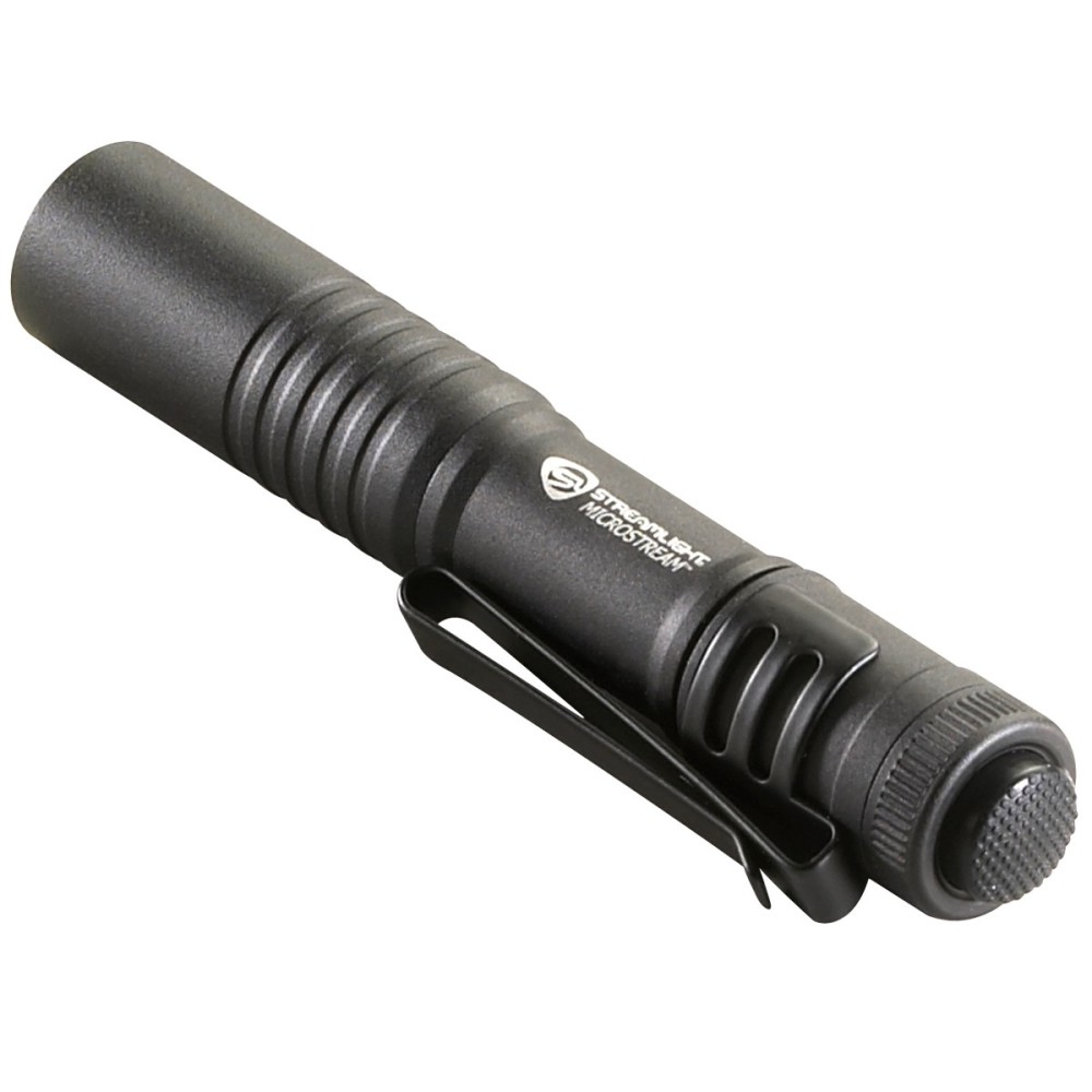 Streamlight Flashlight Black C4 LED 1AA Microstream Handheld - Flockneti