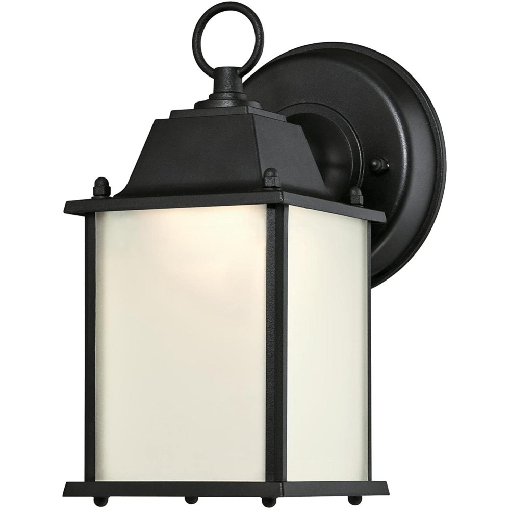 Westinghouse 9W Black One Light LED Outdoor Wall Light Fixture - Flockneti