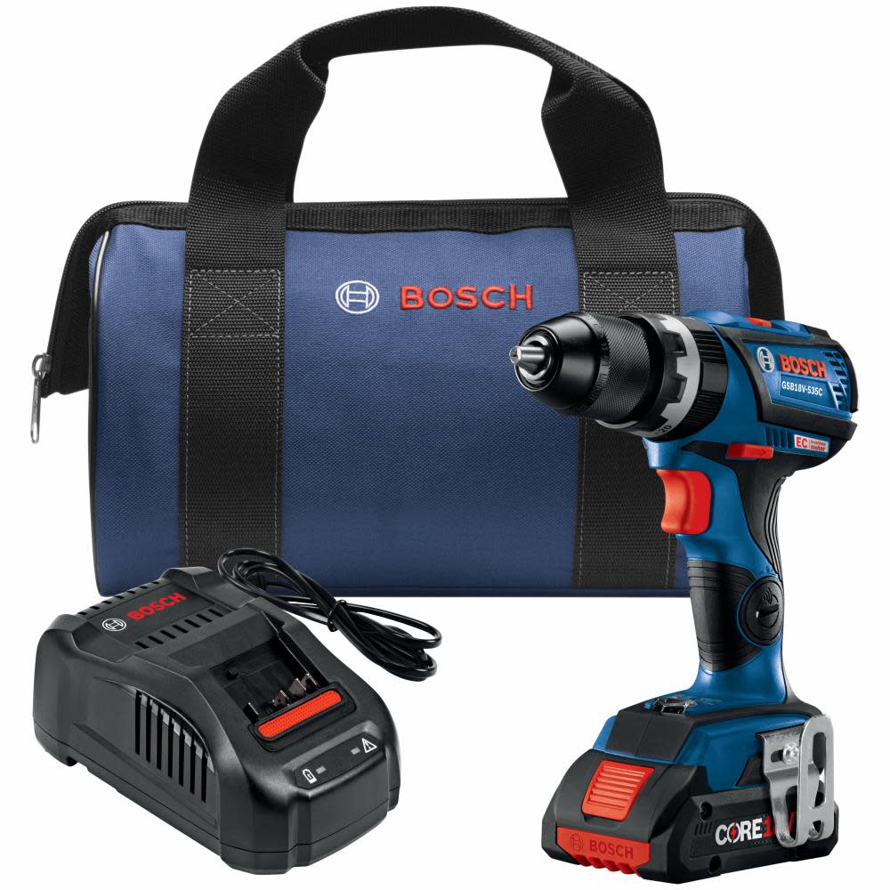 Bosch 18V EC Compact Tough 1/2″ Hammer Drill/Driver Kit - Flockneti