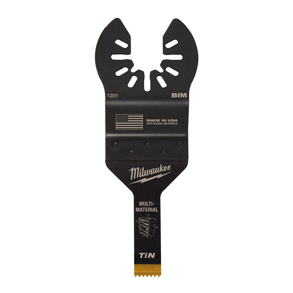 Milwaukee OPEN-LOK 3/8″ TITANIUM ENHANCED BI-METAL MULTI-MATERIAL BLADE 1PK - Flockneti