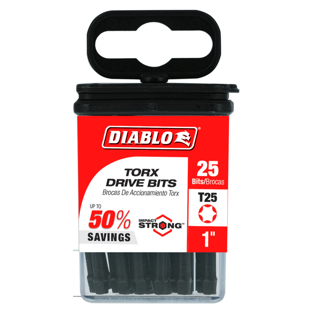 Diablo Tools 1″ #25 Torx Drive Bits 25pk - Flockneti