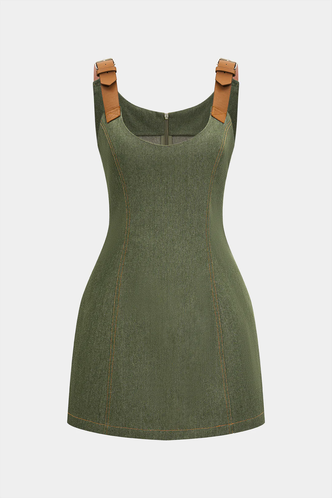 Metallic Decor Sleeveless Dress - Flockneti