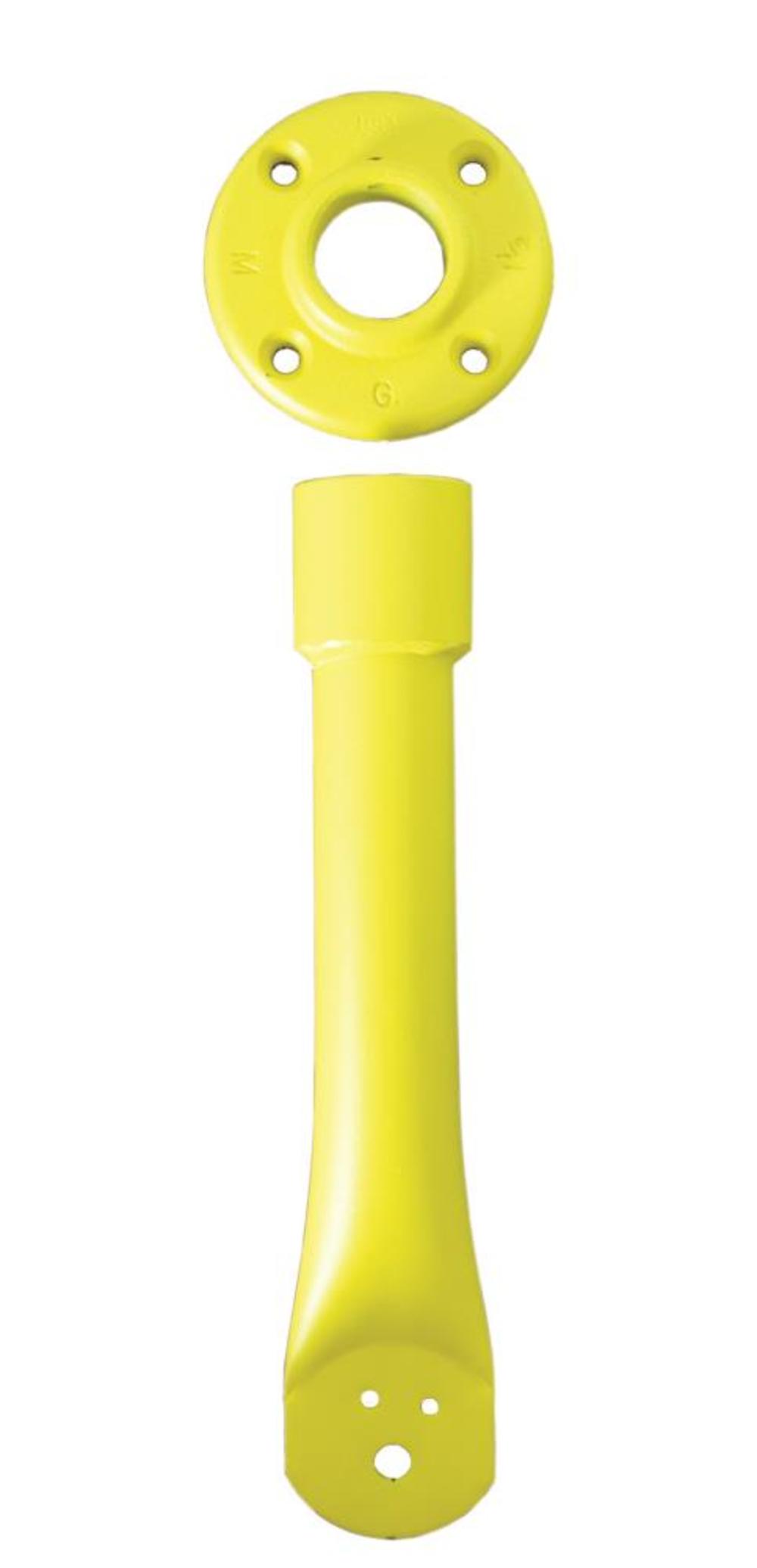 TPI Corporation Safety Yellow Heavy Duty Ceiling Mount Kit for HDH Series Circulators - Flockneti
