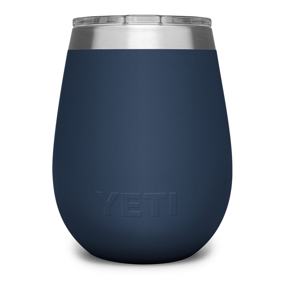 Yeti Rambler Wine Tumbler with MagSlider Lid 10oz Navy - Flockneti