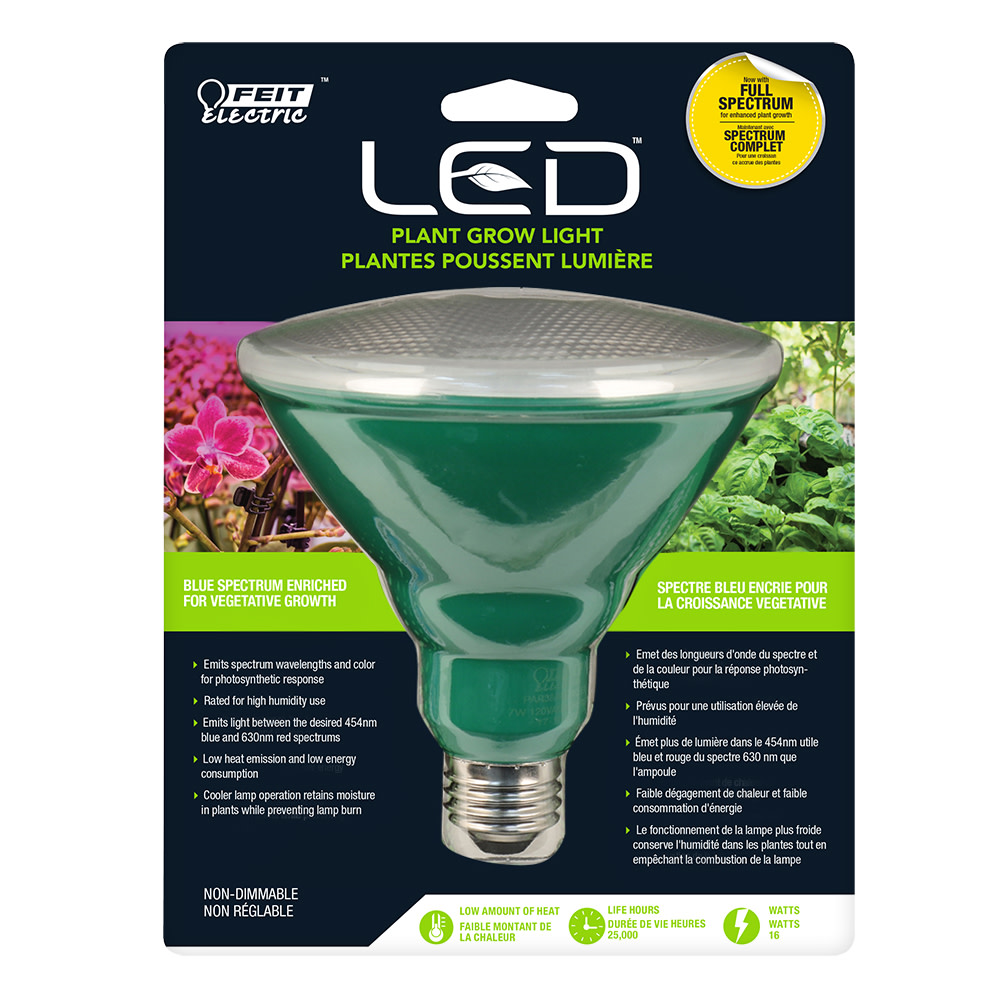 Feit Electric PAR38 Plant Grow Light Reflector LED Bulb 1pk - Flockneti