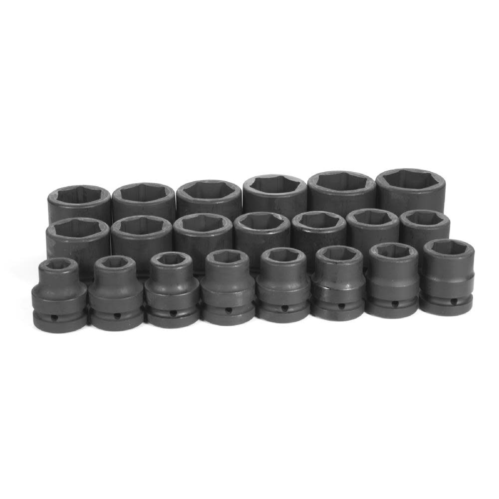 Grey Pneumatic 1″ Drive 21 Piece Fractional Set 3/4″ to 2″ - Flockneti