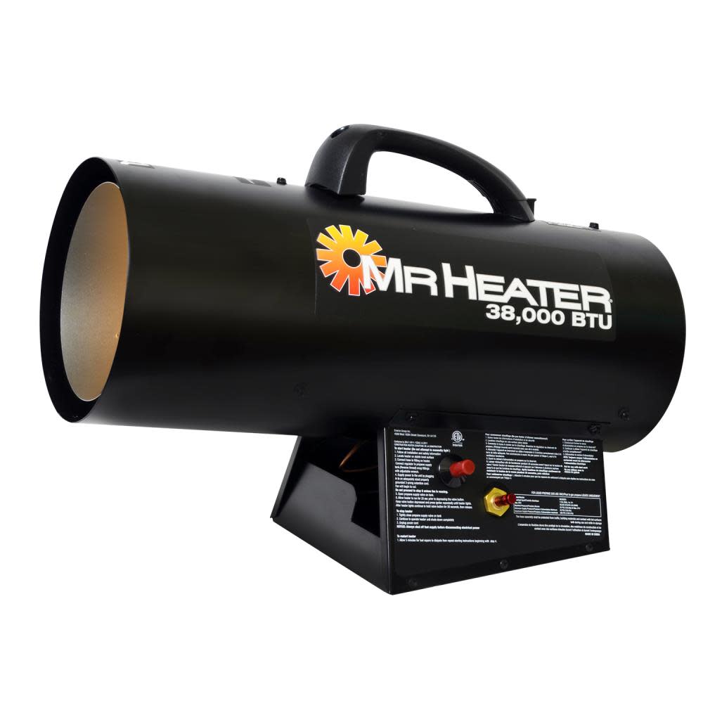 Mr Heater 38000 BTU Quiet Burner Technology Forced Air Propane Heater - Flockneti