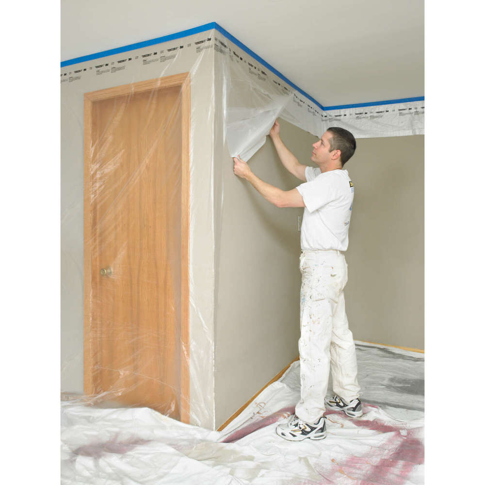3M Hand Masker Contractors Plastic Film 4 x 180′ Pre Folded - Flockneti