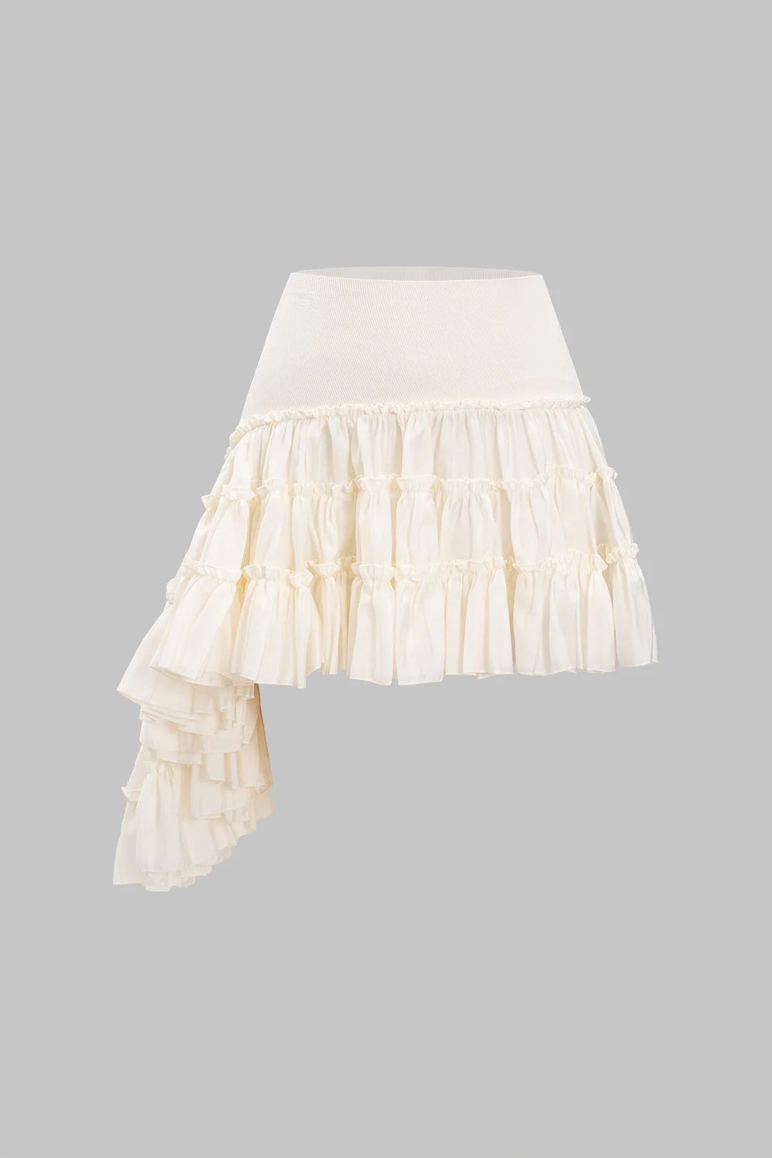 Ruffle Patchwork Skirt - Flockneti