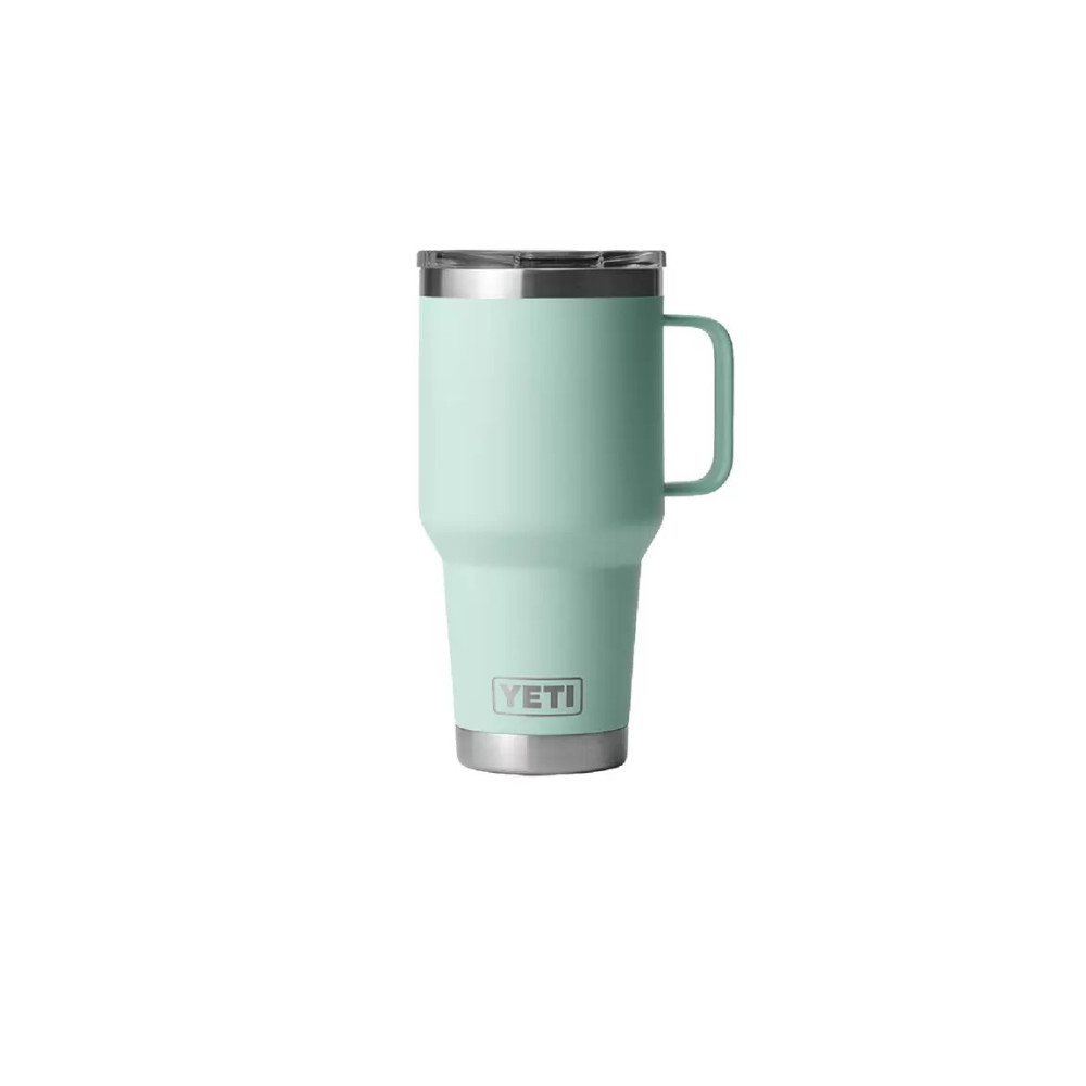 Yeti Seafoam Rambler 30oz Travel Mug with Stronghold Lid - Flockneti
