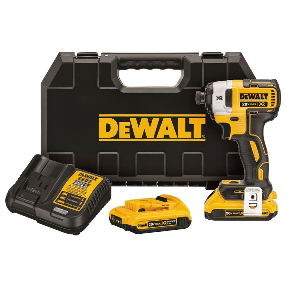 DEWALT 20 V MAX XR Brushless 1/4 In. 3-Speed Impact Driver - Flockneti