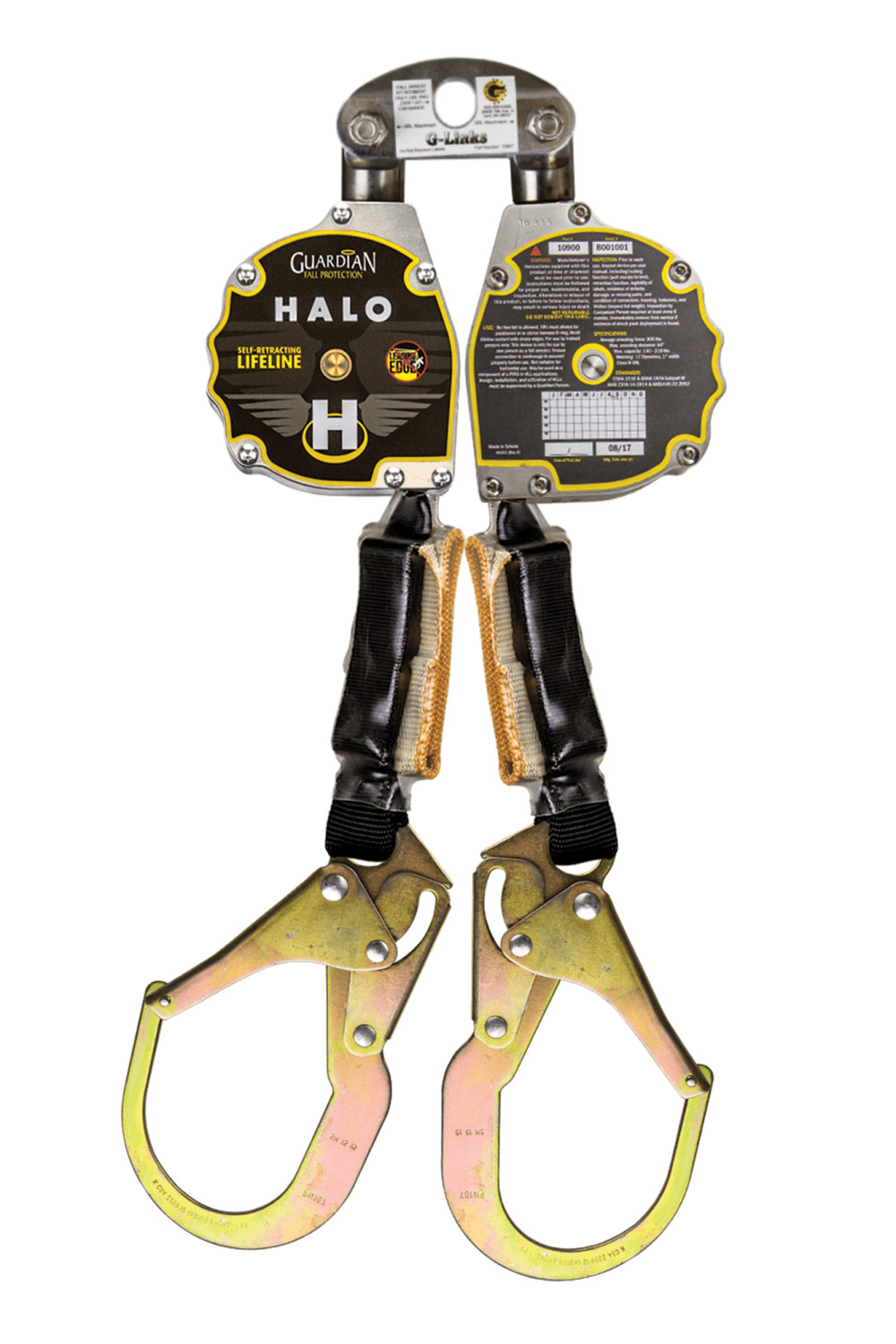 Guardian Fall Protection 6′ G-Link Dual Retractable SRL - Flockneti