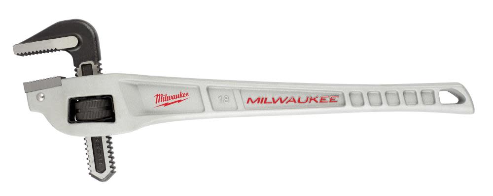 Milwaukee 18 in. Aluminum Offset Pipe Wrench - Flockneti